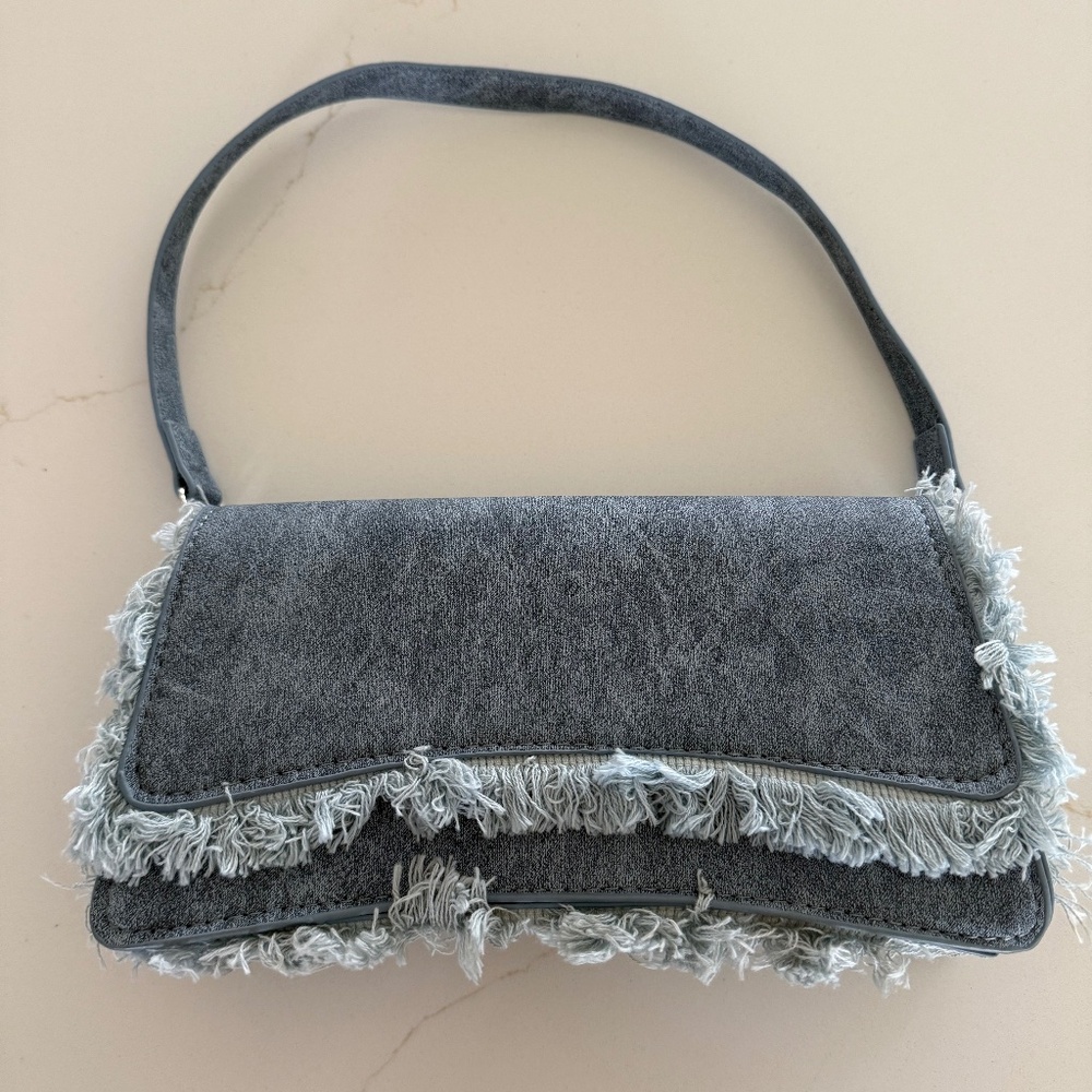 Blue/ Jean-looking purse